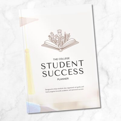 Student Planner for College Students that want to organize their studies with printables
