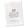 journal about mindful eating habits and prompts to improve them