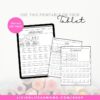 letter tracing printable