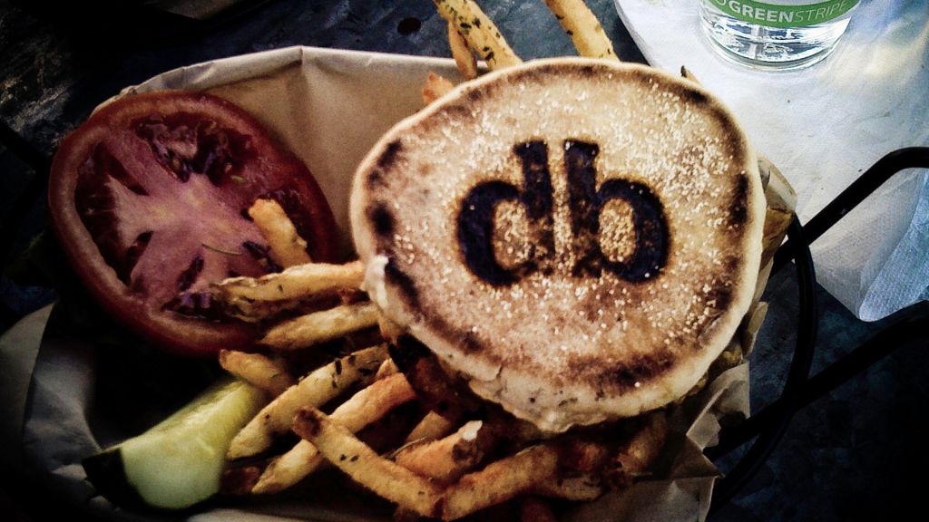 Diablo Burger picture of an imprinted and branded burger bun