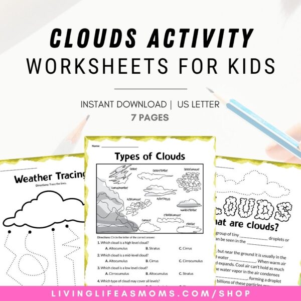Clouds Activity Set Printable