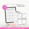 Rays, lines and segments activity set on a tablet