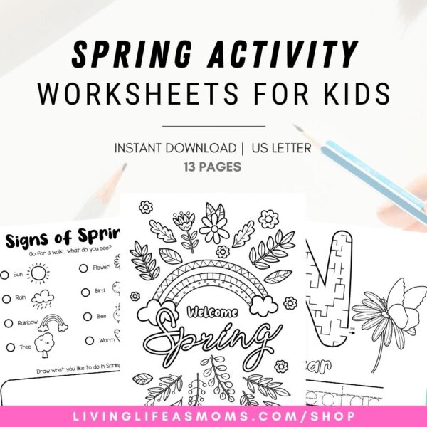Spring printable activity set