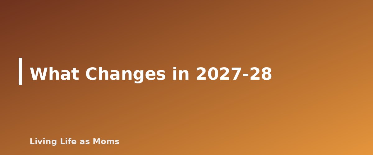 What Changes in 2027-28 - section banner for Alabama Education Funding Programs