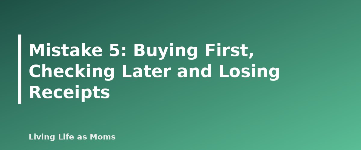 Placeholder banner for Mistake 5: Buying First, Checking Later and Losing Receipts - Common Mistakes Parents Make With ESAs, Vouchers and Scholarships