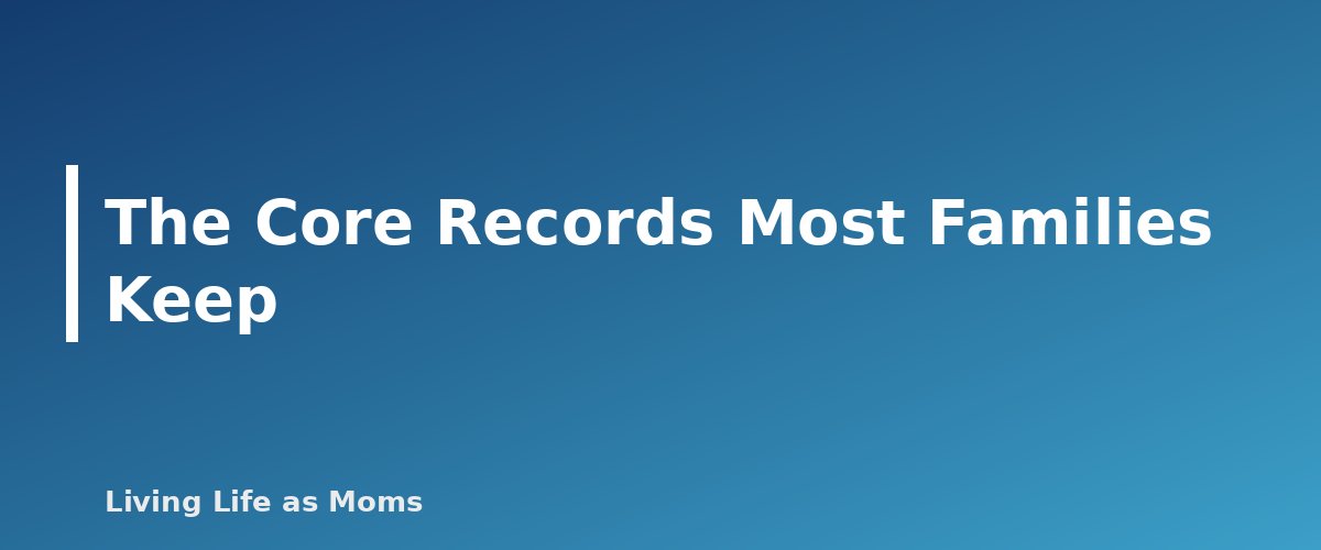 Placeholder banner for The Core Records Most Families Keep - Homeschool Records: Attendance, Portfolios and Report Cards