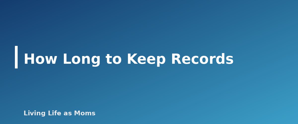 Placeholder banner for How Long to Keep Records - Homeschool Records: Attendance, Portfolios and Report Cards