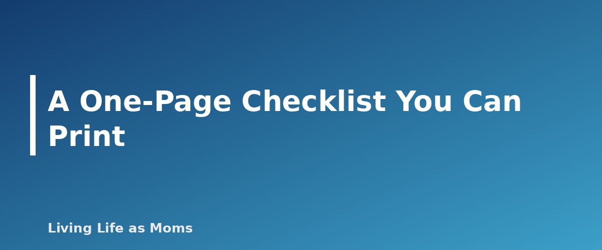 Placeholder banner for A One-Page Checklist You Can Print - How to Apply for a State Education Savings Account: A Step-by-Step Checklist