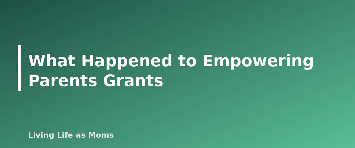 What Happened to Empowering Parents Grants - section banner for Idaho Education Funding Programs