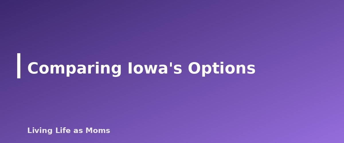 Comparing Iowa's Options - section banner for Iowa Education Funding Programs