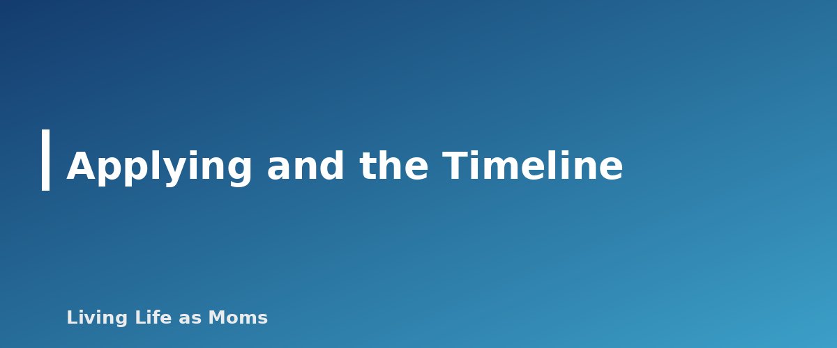 Applying and the Timeline - section banner for Louisiana Education Funding Programs