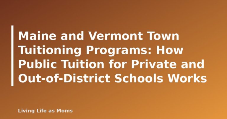 Maine and Vermont Town Tuitioning Programs: How Public Tuition for Private and Out-of-District Schools Works - featured image
