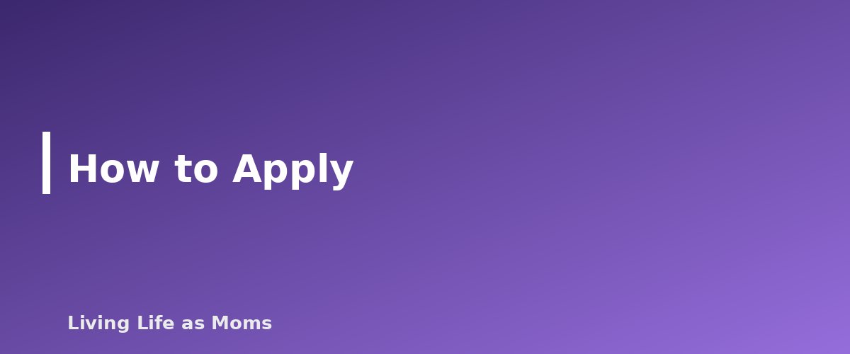 How to Apply - section banner for Maryland Education Funding Programs