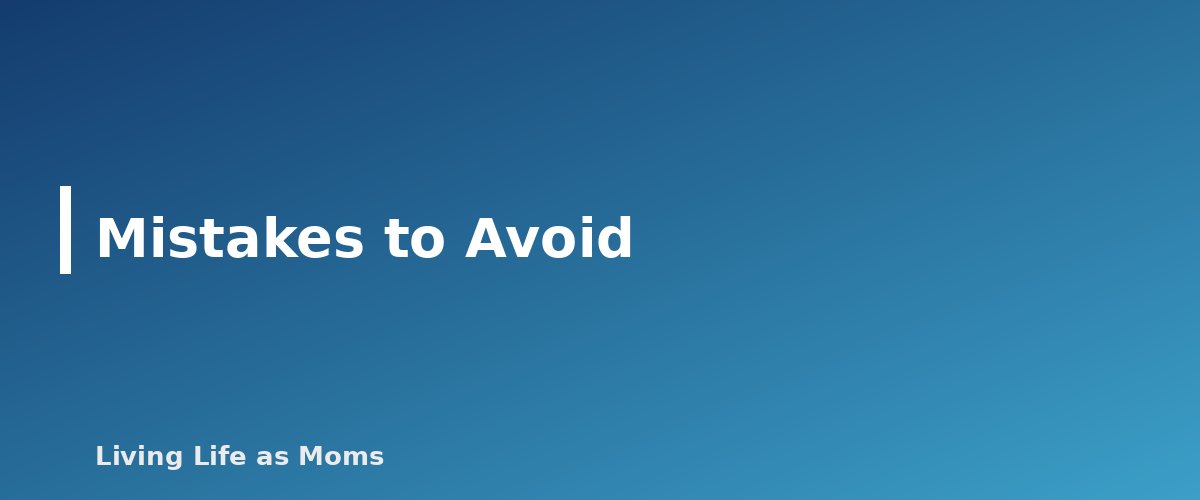 Mistakes to Avoid - section banner for Maryland Education Funding Programs