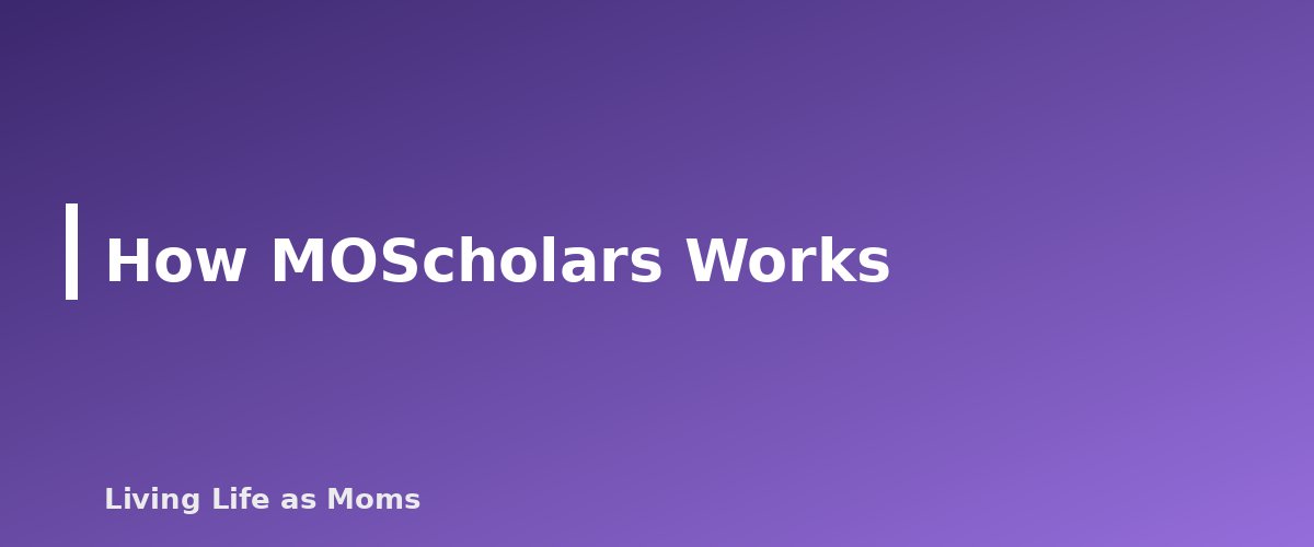 How MOScholars Works - section banner for Missouri Education Funding Programs