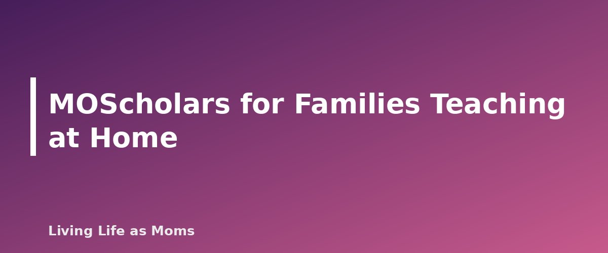 MOScholars for Families Teaching at Home - section banner for Missouri Education Funding Programs