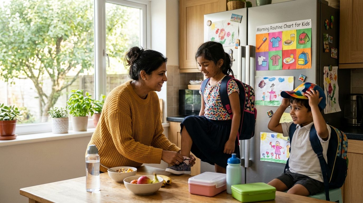 Morning Routine Chart for Kids: How to Make One That Ends the School-Morning Rush