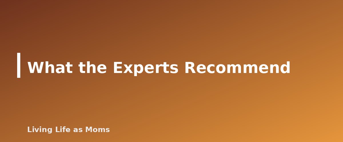 What the Experts Recommend - section banner for Online Safety for Kids by Age