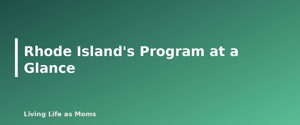 Rhode Island's Program at a Glance - section banner for Rhode Island Education Funding Programs