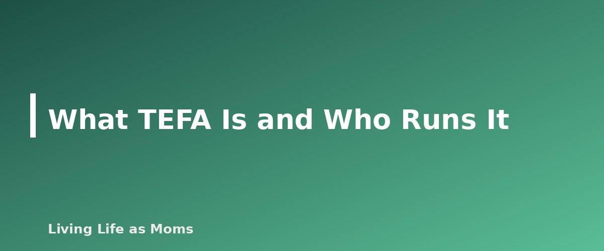 What TEFA Is and Who Runs It - section banner for Texas Education Freedom Accounts (TEFA)