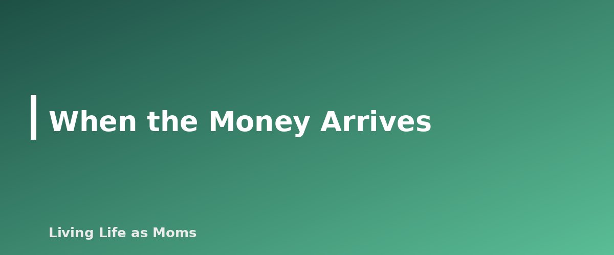 When the Money Arrives - section banner for Texas Education Freedom Accounts (TEFA)