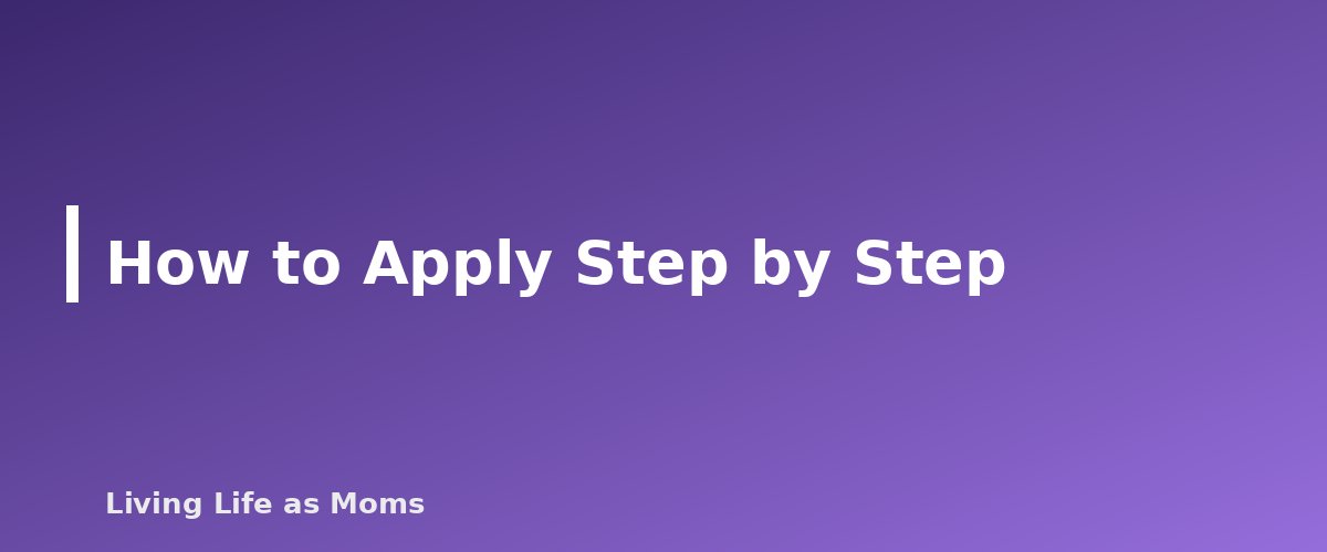 How to Apply Step by Step - section banner for Utah Education Funding Programs