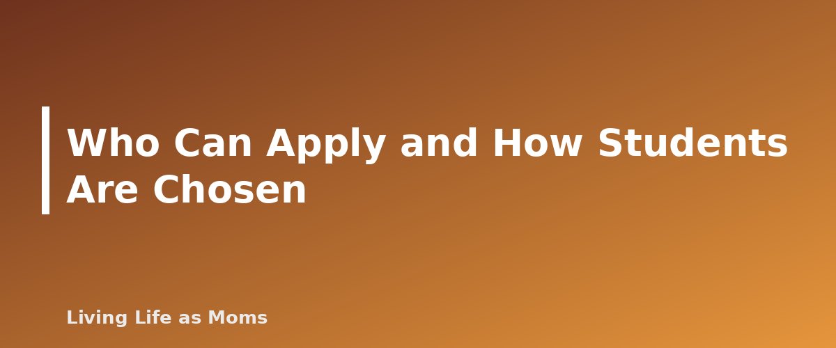 Who Can Apply and How Students Are Chosen - section banner for Utah Education Funding Programs