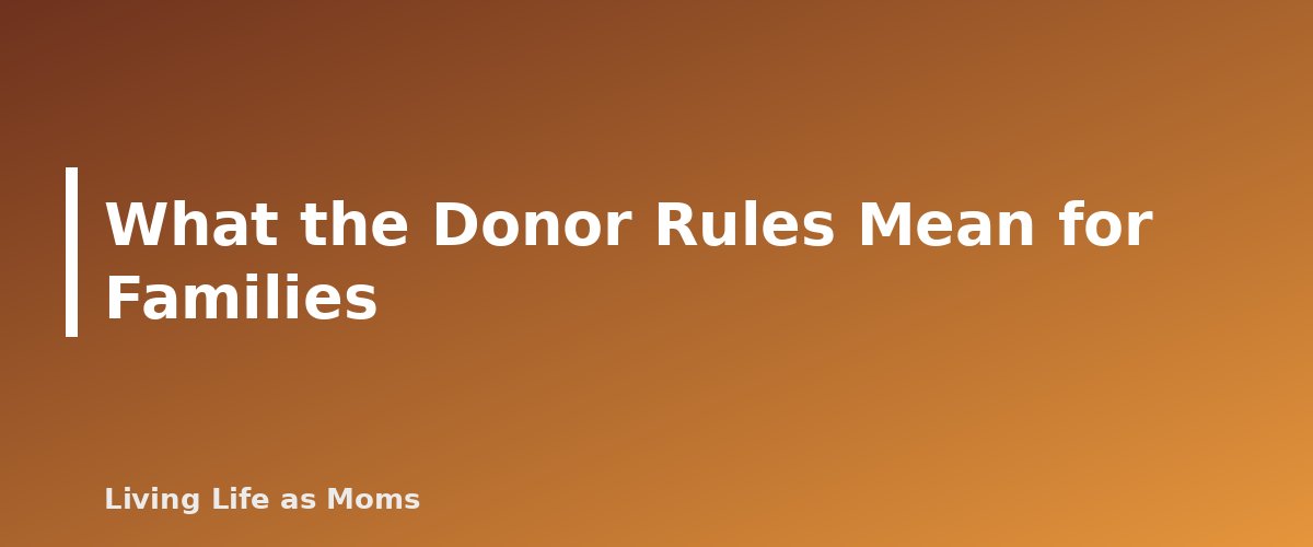 What the Donor Rules Mean for Families - section banner for Virginia Education Funding Programs