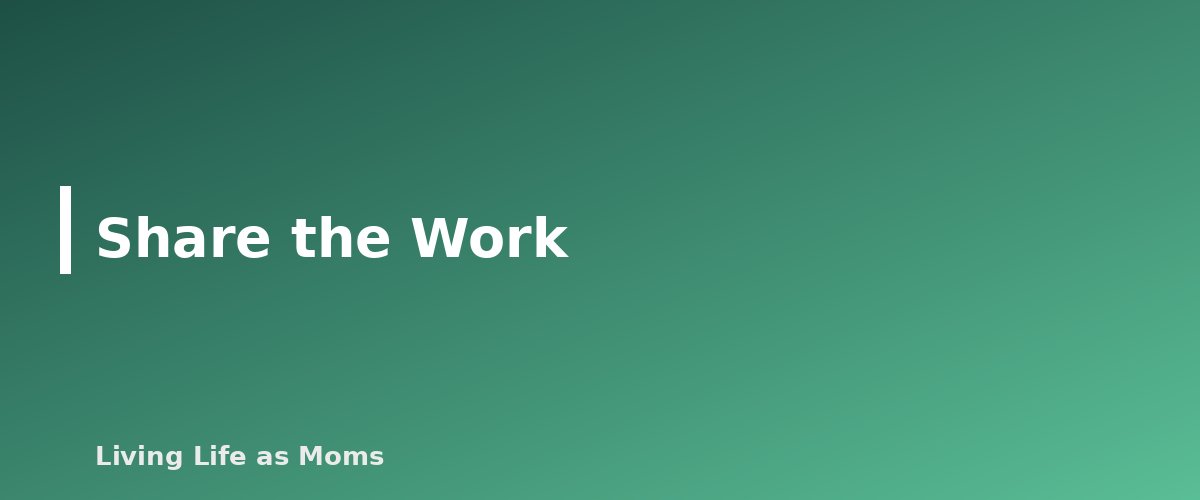 Share the Work - section banner for Zone Cleaning Schedule